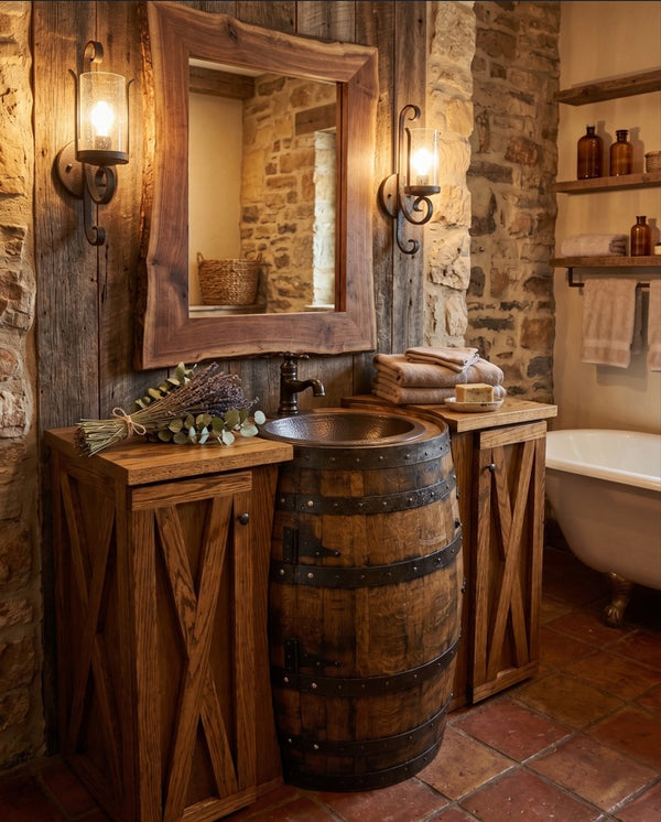 Extended barrel vanity