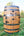 Whiskey Full Barrel Liquor Cabinet Double Door