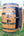 Whiskey Full Barrel Liquor Cabinet Double Door