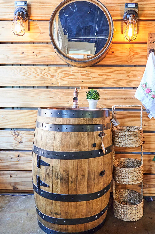 Whisky Barrel Wall Light