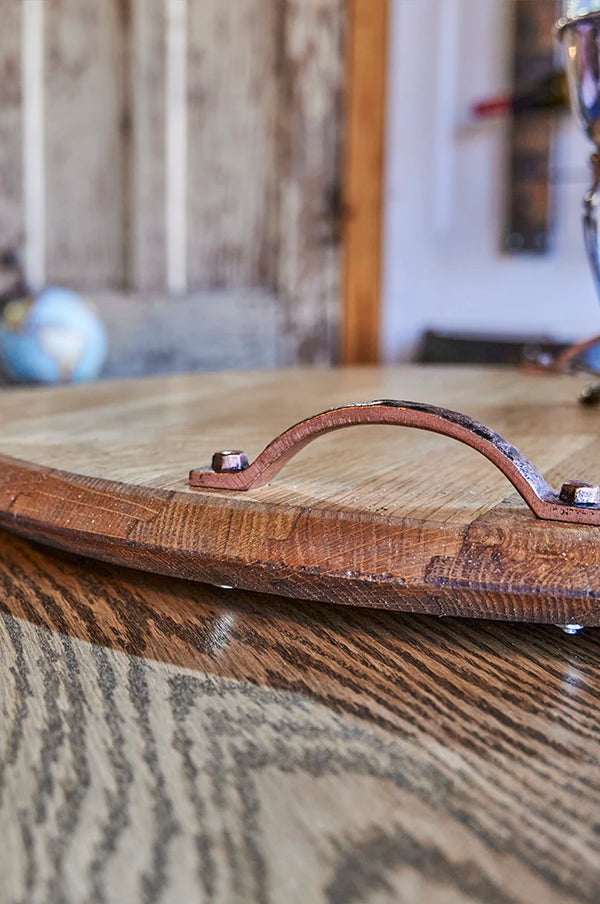 Whiskey Barrel Lazy Susan