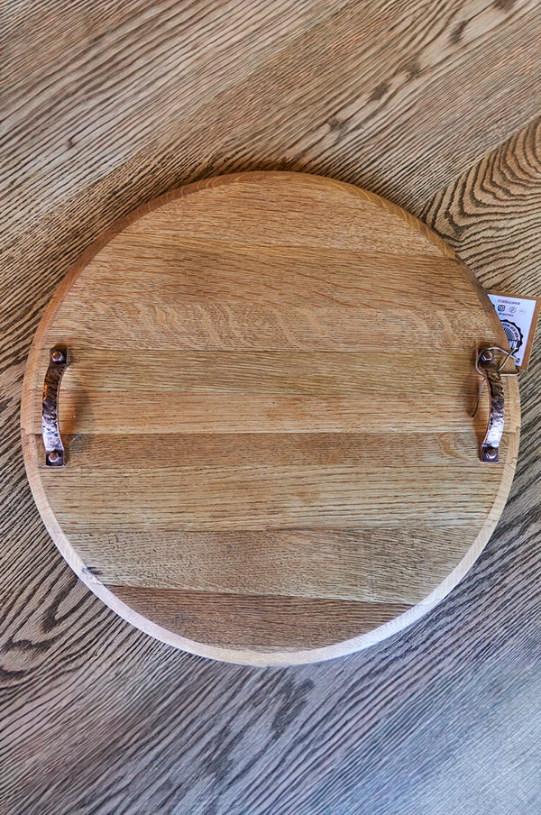 Whiskey Barrel Lazy Susan