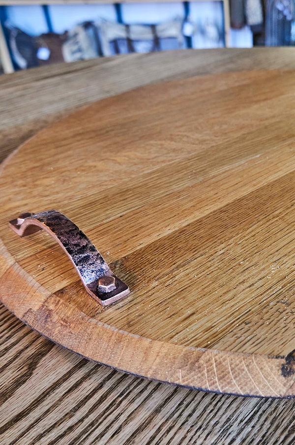 Whiskey Barrel Lazy Susan