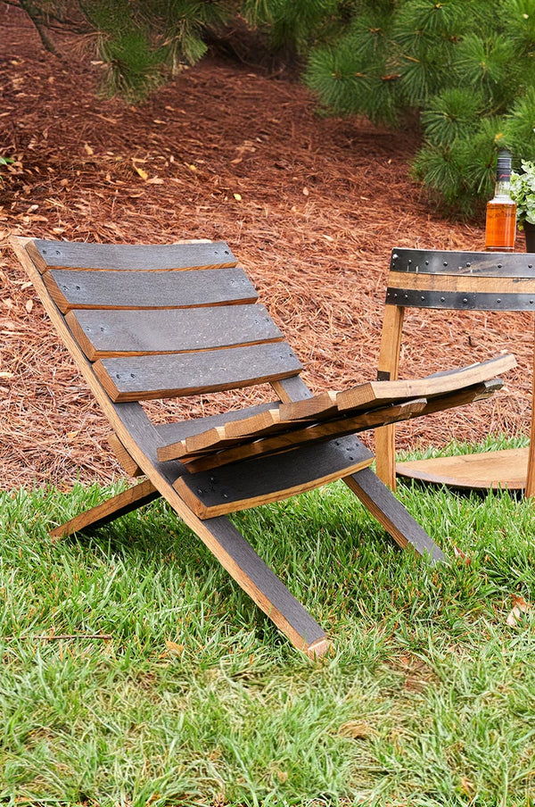 Whiskey Barrel Foldable Chair