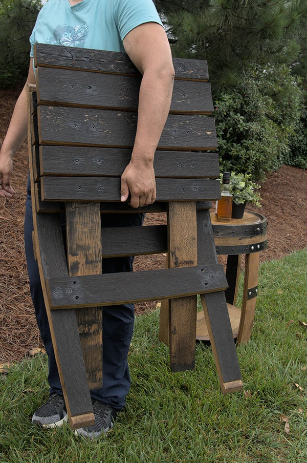 Whiskey Barrel Foldable Chair