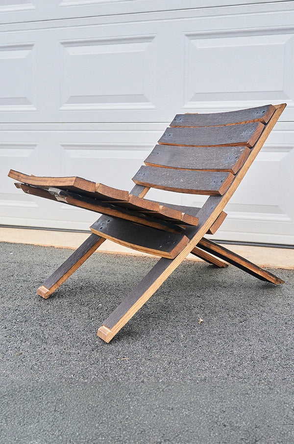 Whiskey Barrel Foldable Chair