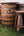 3/4 Whiskey Barrel Bar Table with Stools