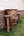 3/4 Whiskey Barrel Bar Table with Stools