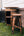 3/4 Whiskey Barrel Bar Table with Stools