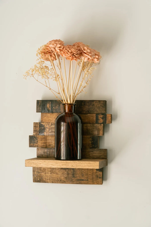 Whiskey Barrel Shelves