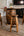 Bourbon Whiskey Barrel Stools with Swivel