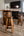 Whiskey Barrel table Set with Stools -Outdoor Barrel Table with Stools Set