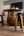 Whiskey Barrel table Set with Stools -Outdoor Barrel Table with Stools Set