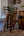 Whiskey Barrel Bar Stools w/ Backrest