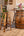 Handmade Whiskey Barrel Pub Table Set with Bar Stools