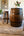Bourbon Whiskey Barrel Stools with Swivel
