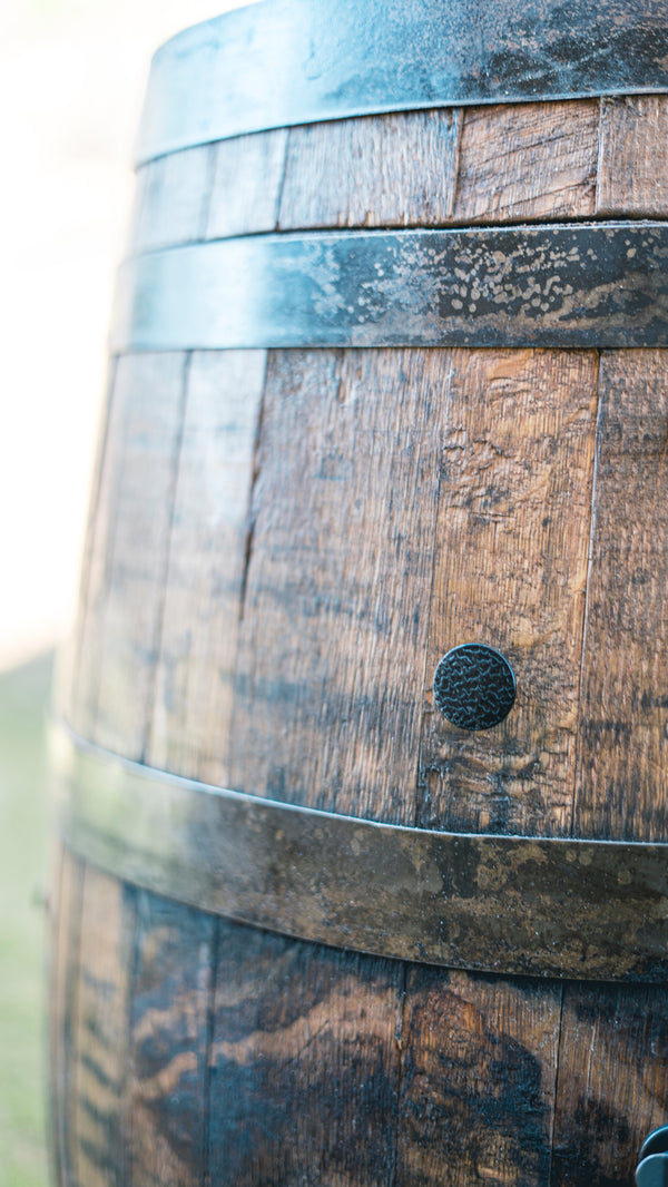 Whiskey Barrel Sink with Handmade Hammered Copper Bowl, Rustic Bathroom Vanity, Farmhouse & Cabin Decor