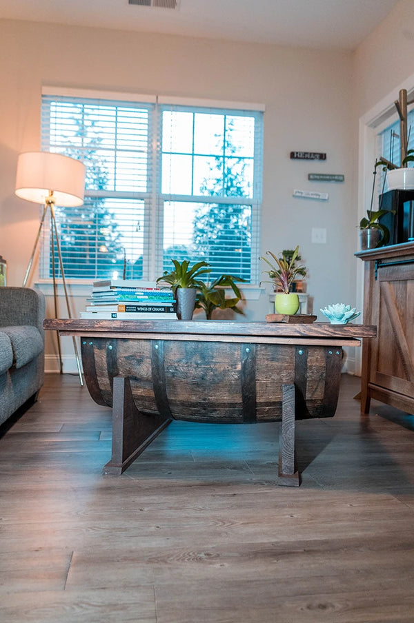 Whiskey Barrel Coffee Table