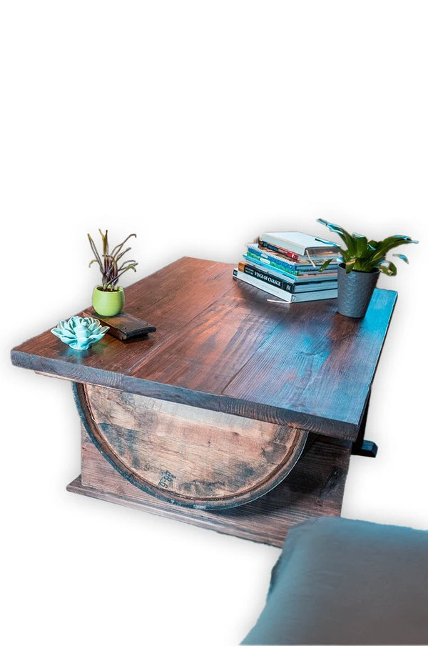 Whiskey Barrel Coffee Table