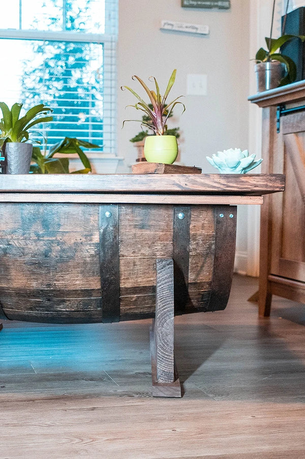 Whiskey Barrel Coffee Table