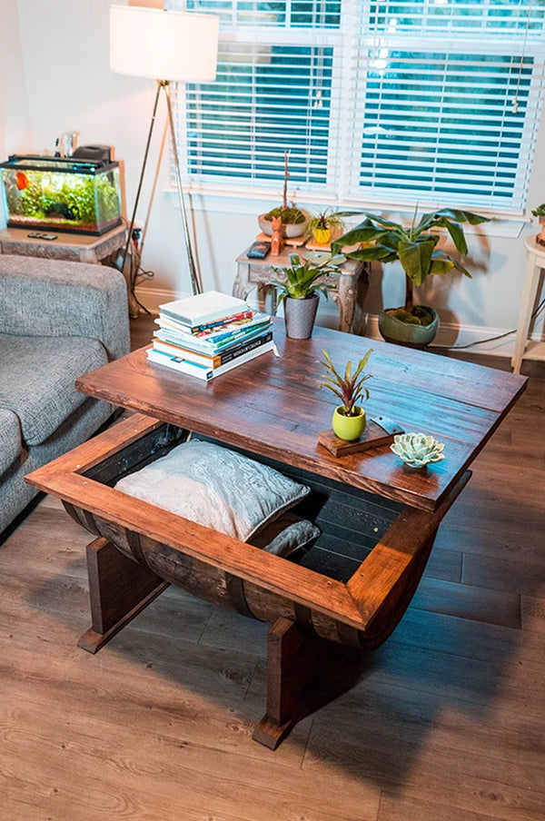 Whiskey Barrel Coffee Table