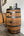 Half Whiskey Barrel Vanity Sink
