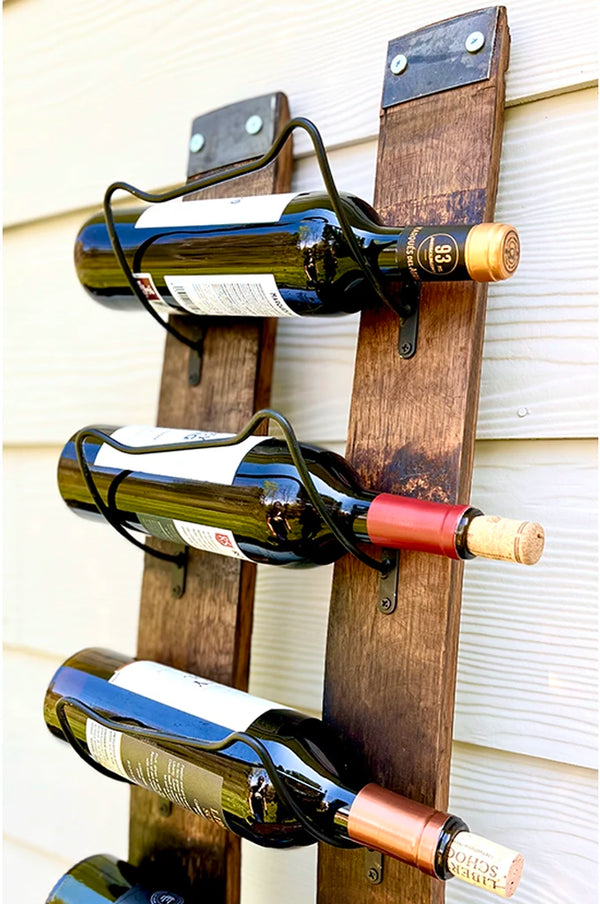 Wine Barrel Stave 5- Bottle Holder