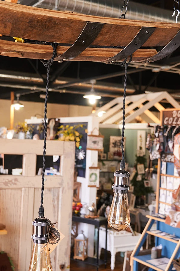 Whiskey Barrel Pendant Light