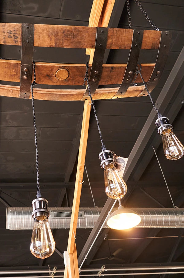 Whiskey Barrel Pendant Light