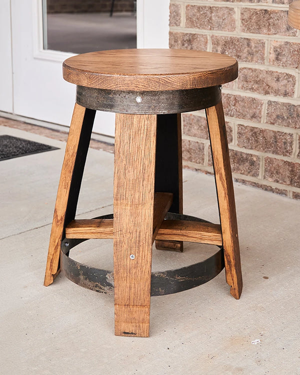 Bourbon Whiskey Barrel Stools