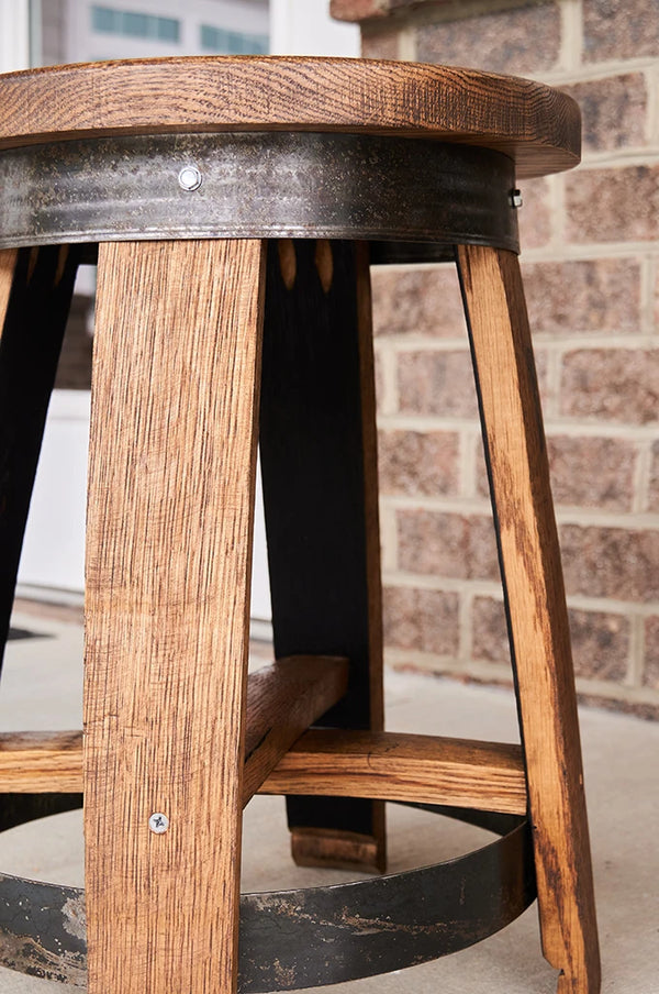 Bourbon Whiskey Barrel Stools