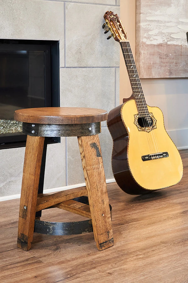 Bourbon Whiskey Barrel Stools