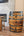 Whiskey Full Barrel Liquor Cabinet Single door