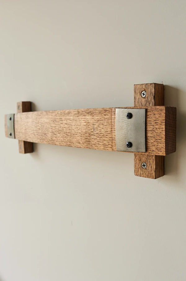 Whiskey Barrel Towel Rack