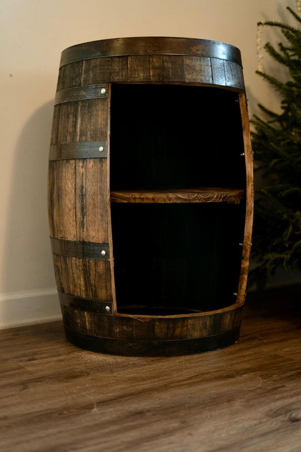 Whiskey Barrel Cabinet without Door