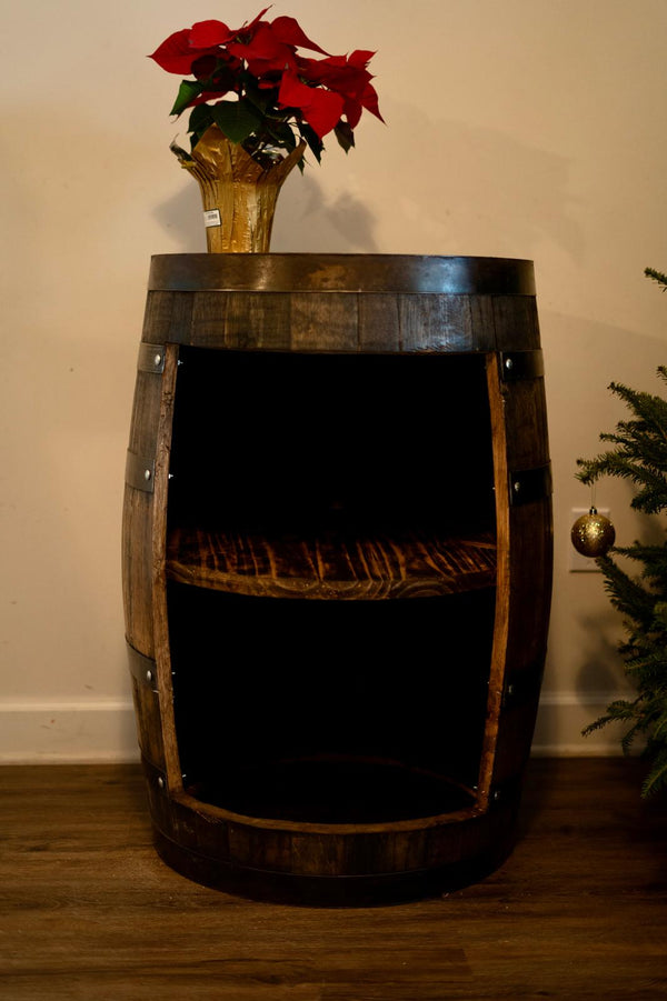 Whiskey Barrel Cabinet without Door