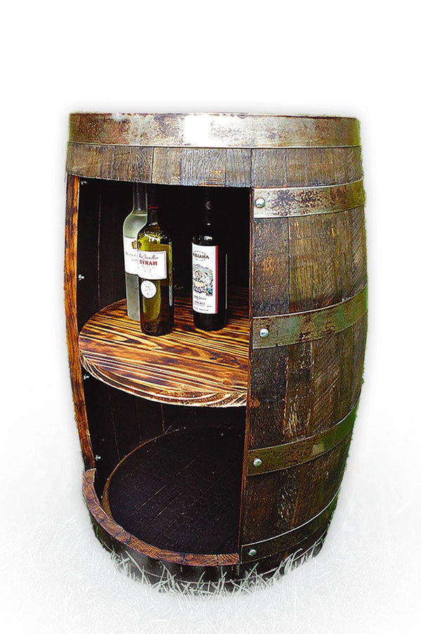 Whiskey Barrel Cabinet without Door