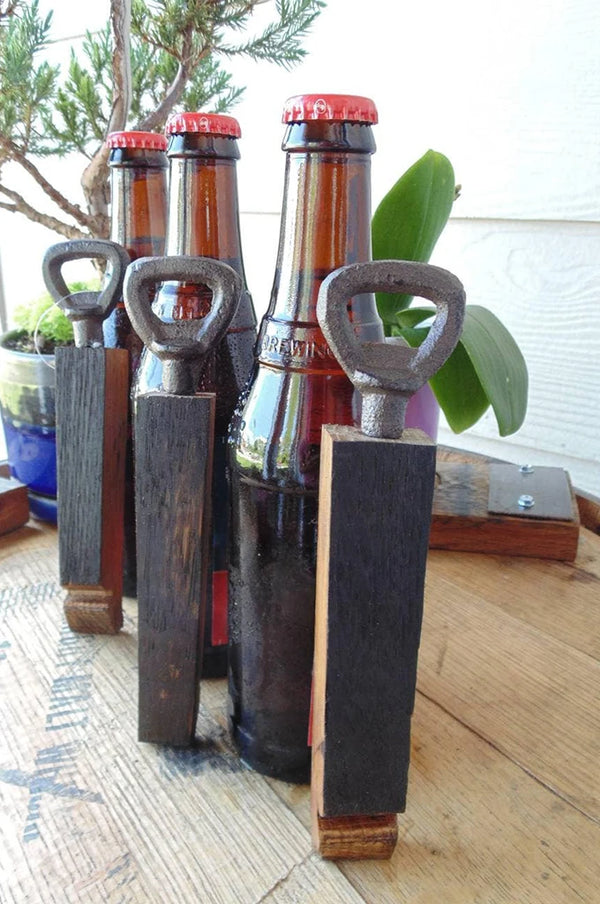 Whiskey Barrel Stave Bottle Openers