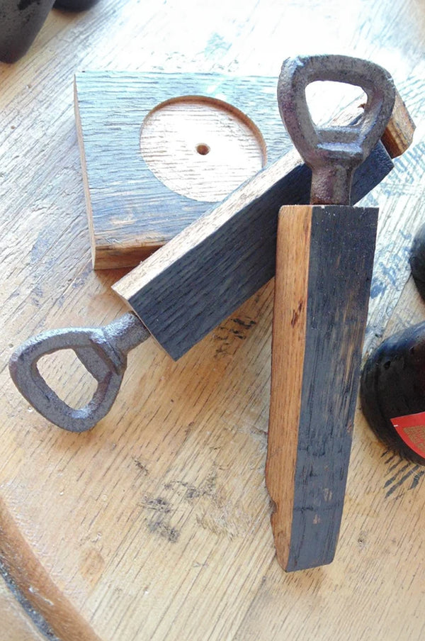 Whiskey Barrel Stave Bottle Openers