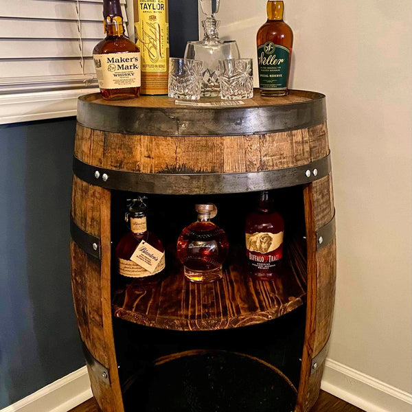 Whiskey Barrel Cabinet without Door
